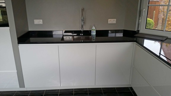 Keuken hoogglans wit