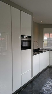 Keuken hoogglans wit