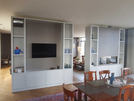 Tv meubel en haardombouw