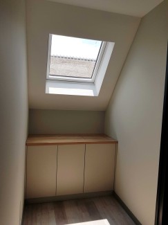 Wasmeubel met inbouw wasmand